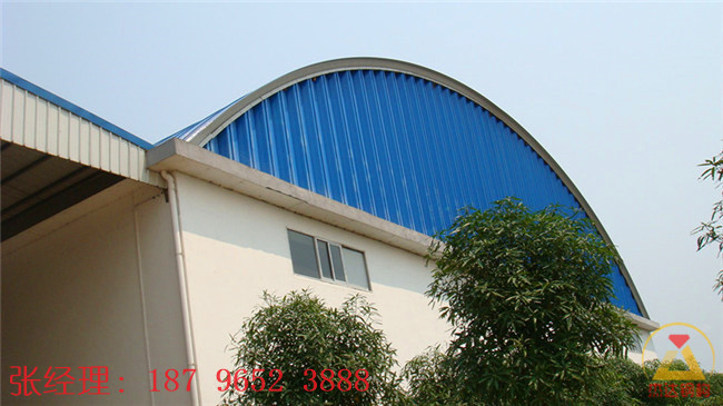 浅析彩钢拱形屋顶的施工及要点拱形屋顶供应商